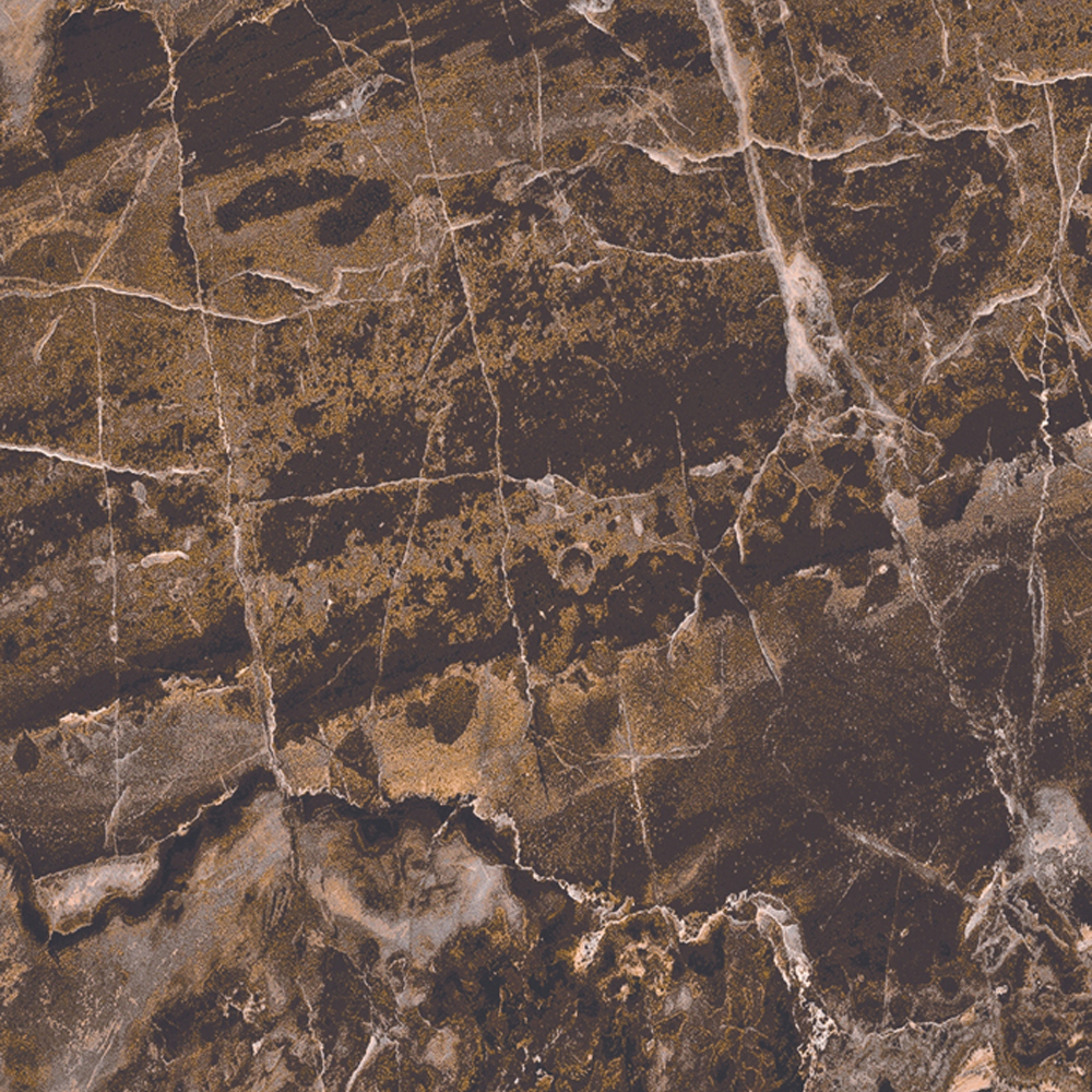 8029 | Super High Gloss UV Espresso Gold Vein Marble Panel